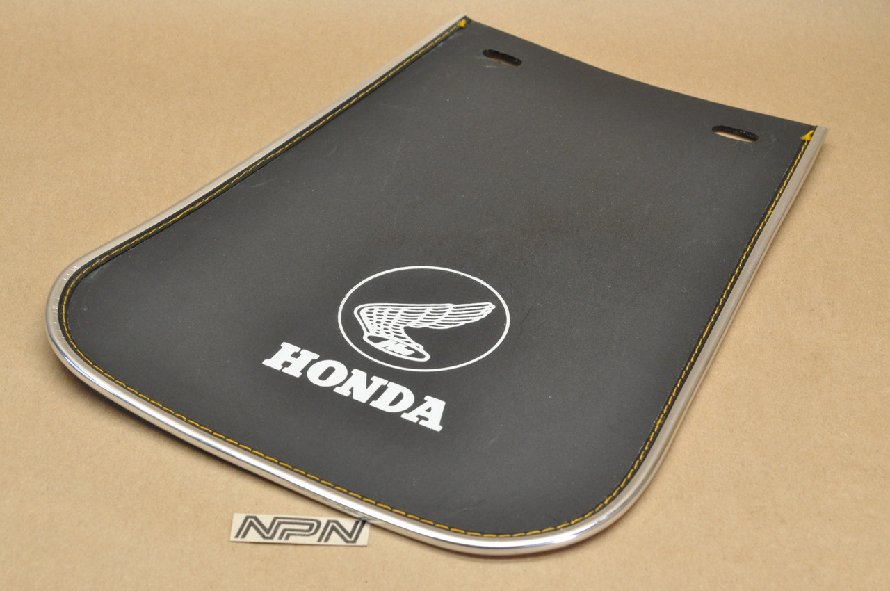 NOS Vintage Honda Motorcycle Fender Mud Flap X-Large Guard Aftermarket