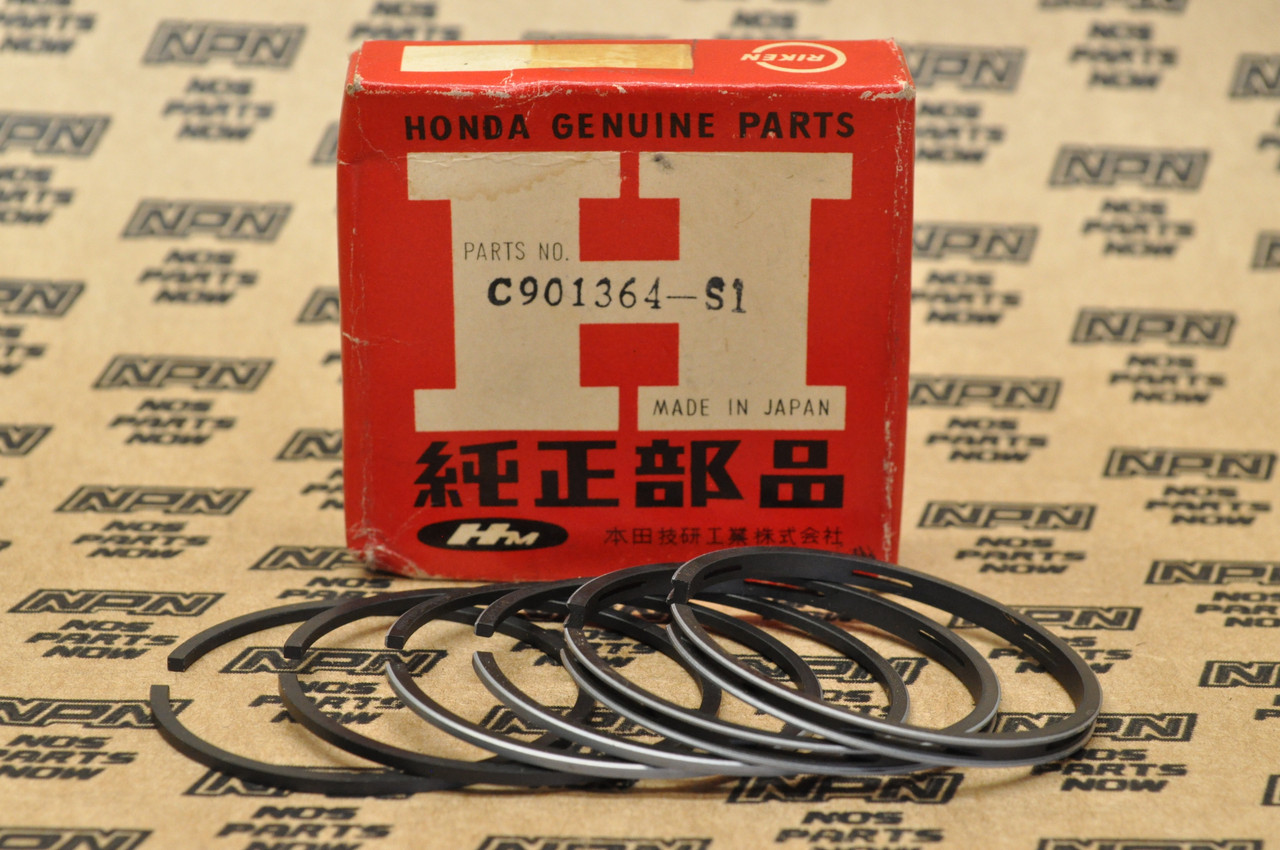 NOS Honda CB92 .25 Oversize Piston Ring Set for 2 Pistons= 6 Rings 13020-200-000