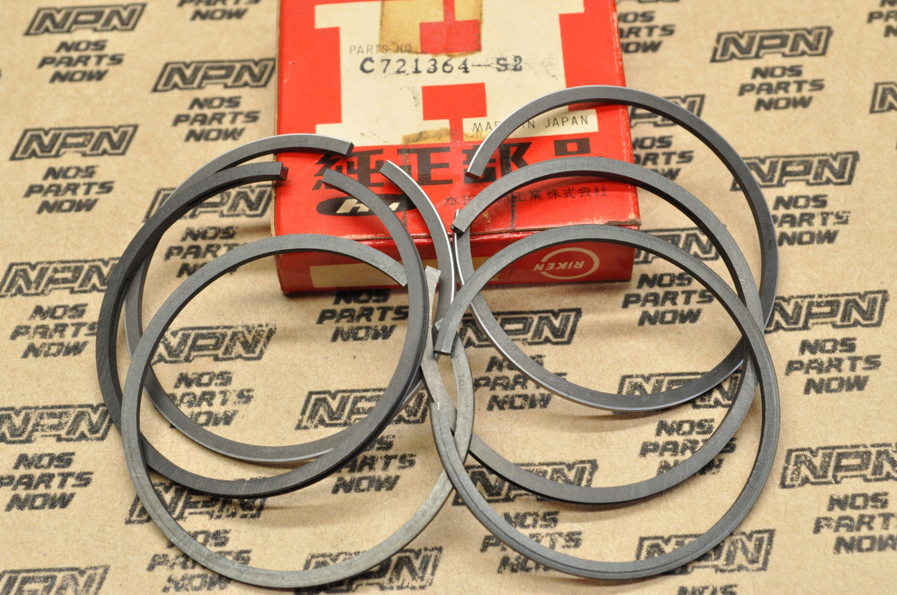 NOS Honda CA72 .50 Oversize Piston Ring Set for 2 Pistons= 6 Rings 13030-259-000