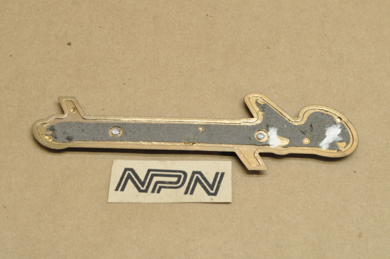 Vtg OEM Honda GL1200 Gold Wing Aspencade Saddle Bag Emblem AS IS 87111-MG9-870