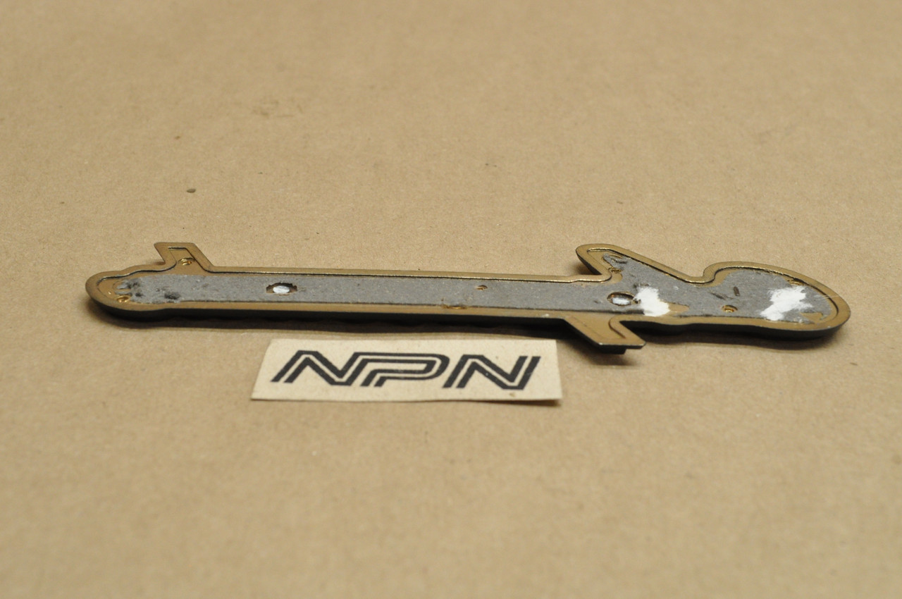 Vtg OEM Honda GL1200 Gold Wing Aspencade Saddle Bag Emblem AS IS 87111-MG9-870
