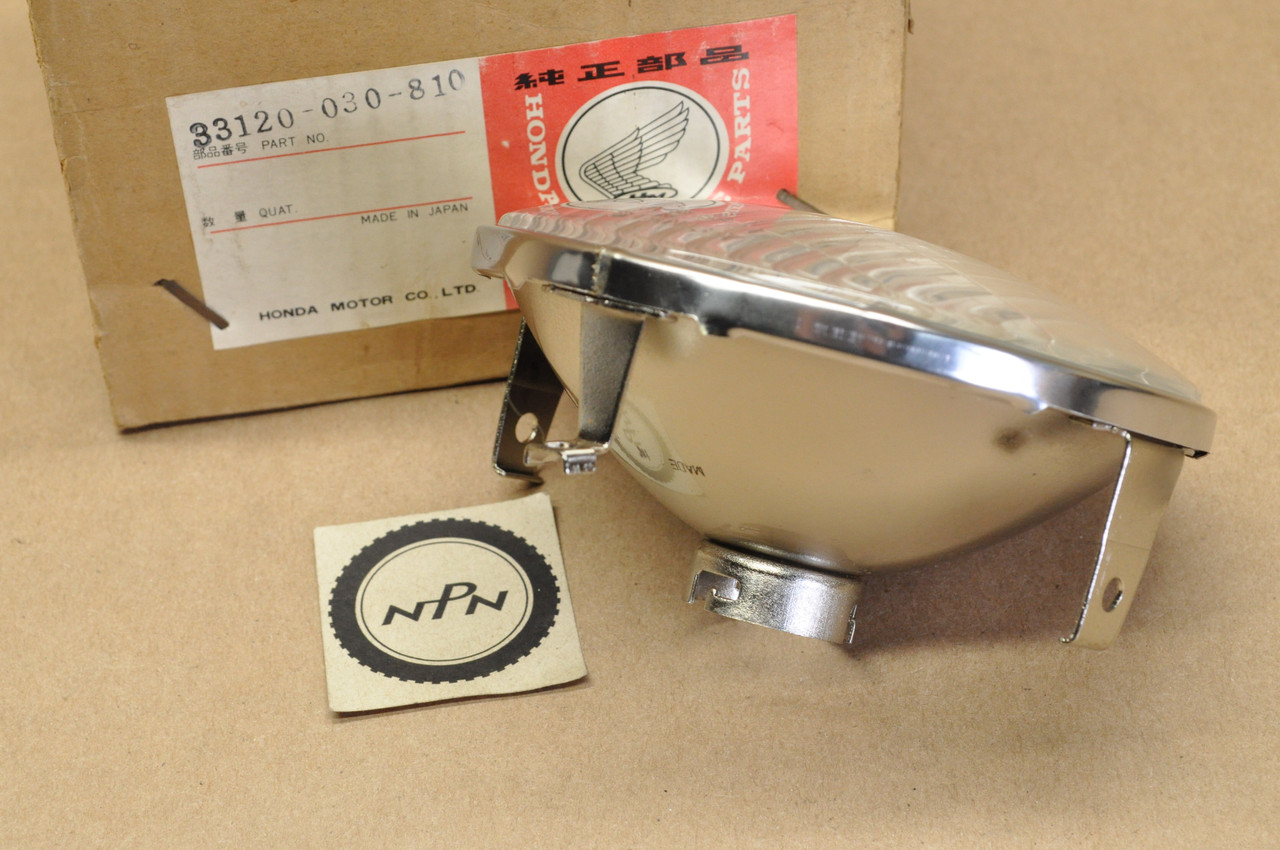 NOS Honda C200 CA200 CM91 CT200 CT90 Head Light Lamp Beam Lens 33120-030-810