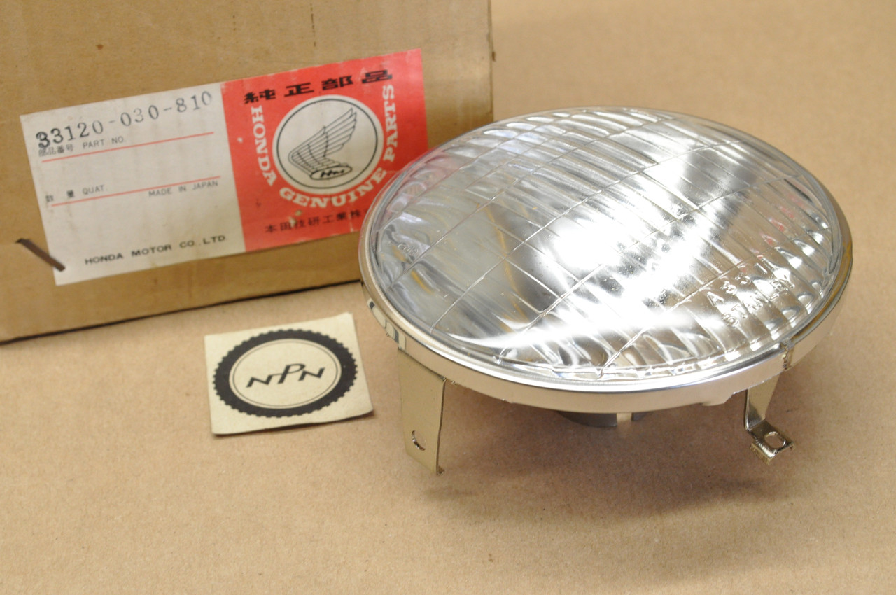 NOS Honda C200 CA200 CM91 CT200 CT90 Head Light Lamp Beam Lens 33120-030-810