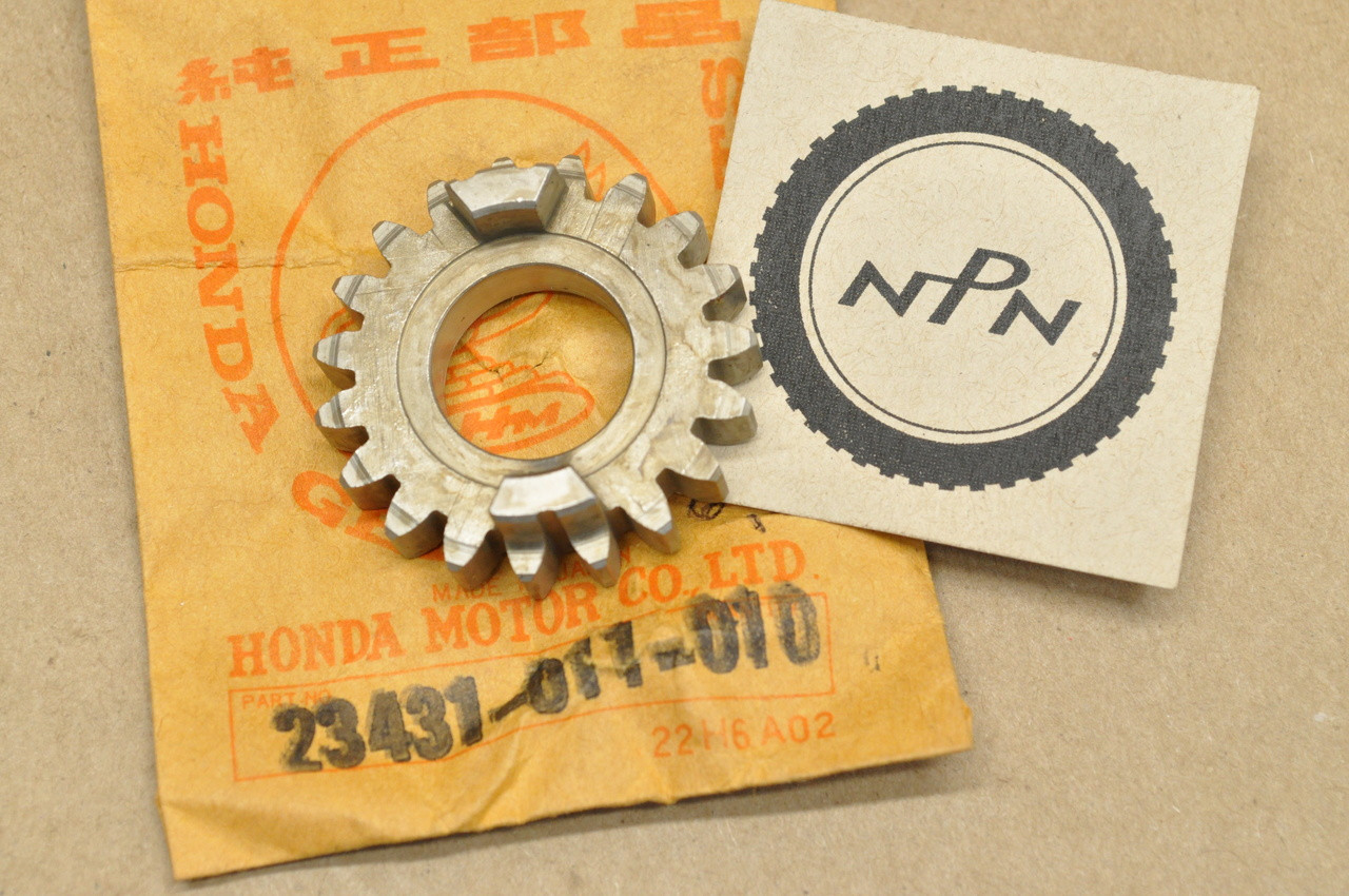 NOS Honda CA110 C110 Transmission Main Shaft Second 2nd Gear 19T 23431-011-010