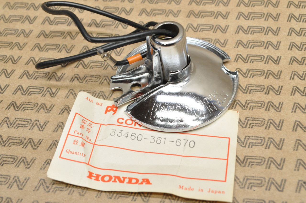 NOS Honda CM185 MT125 MT250 XL175 XL250 XL350 Turn Signal Socket 33460-361-670