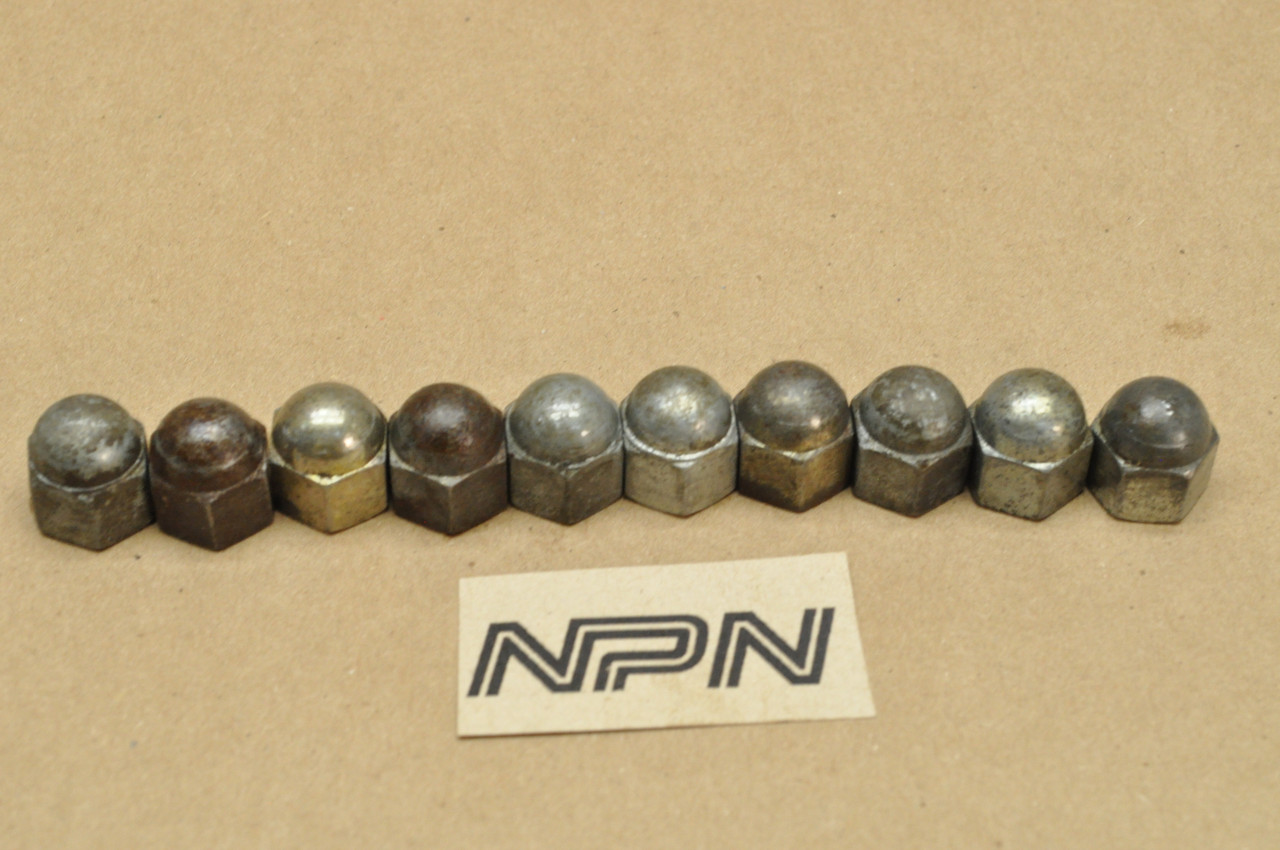 Vtg OEM Honda CA72 CA77 CB72 CB77 CL72 CL77 Cap Nut Qty10 90281-259-000