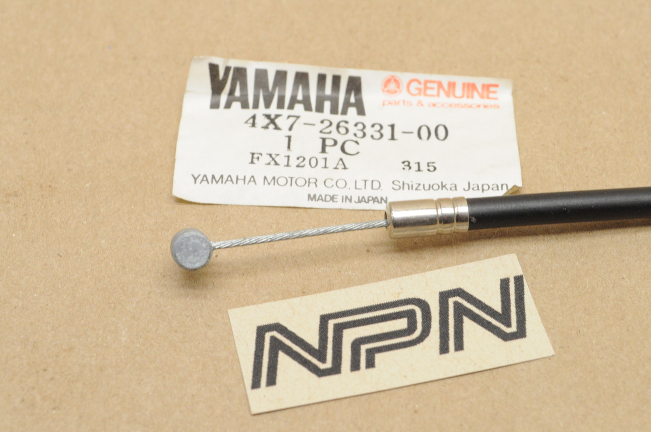NOS Yamaha XV750 XJ550 XJ750 Choke Starter Cable 4X7-26331-00