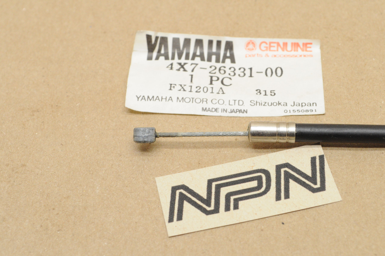 NOS Yamaha XV750 XJ550 XJ750 Choke Starter Cable 4X7-26331-00