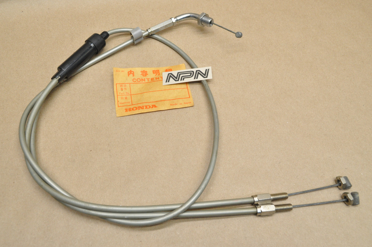 NOS Honda CL72 CL77 Throttle Cable & Clip 17910-273-000