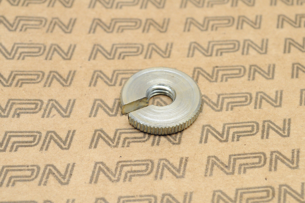 NOS Yamaha AS1 ATMX CT3 YFM350 YFM80 Clutch Brake Cable Adjuster Nut 90179-08148