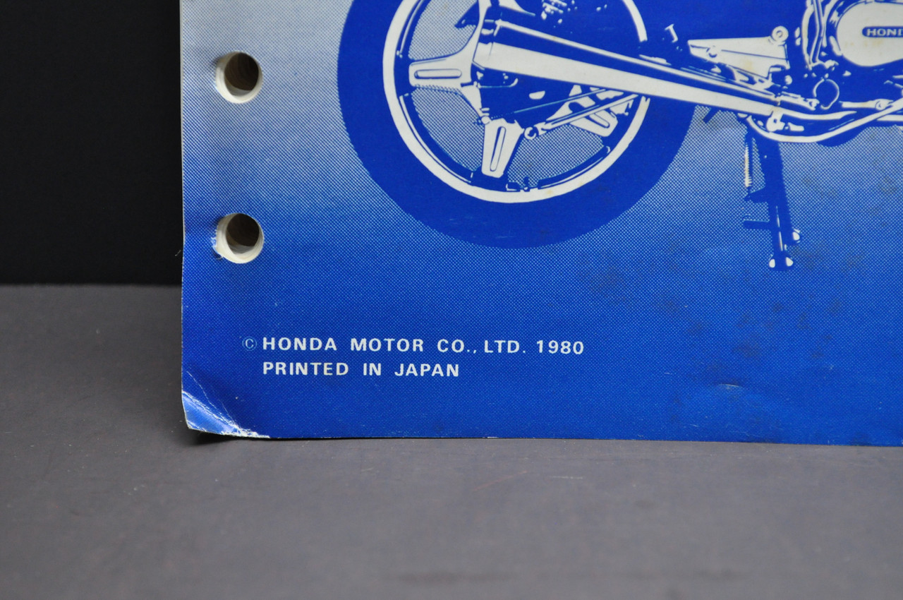 Vtg 1974-75 Honda CR125 M Elsinore M0-M1 Parts Catalog Book