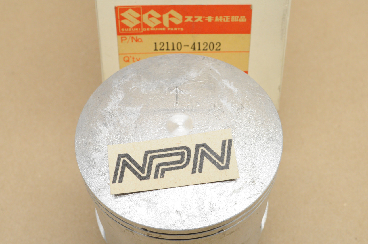 NOS Suzuki 1976-77 RM370 Standard Size Piston 12110-41202 - NOS