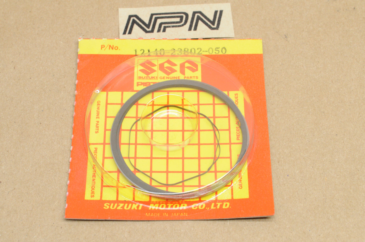 NOS Suzuki RV90 .50 Oversize Piston Ring Set for 1 Piston 12140-23802-050