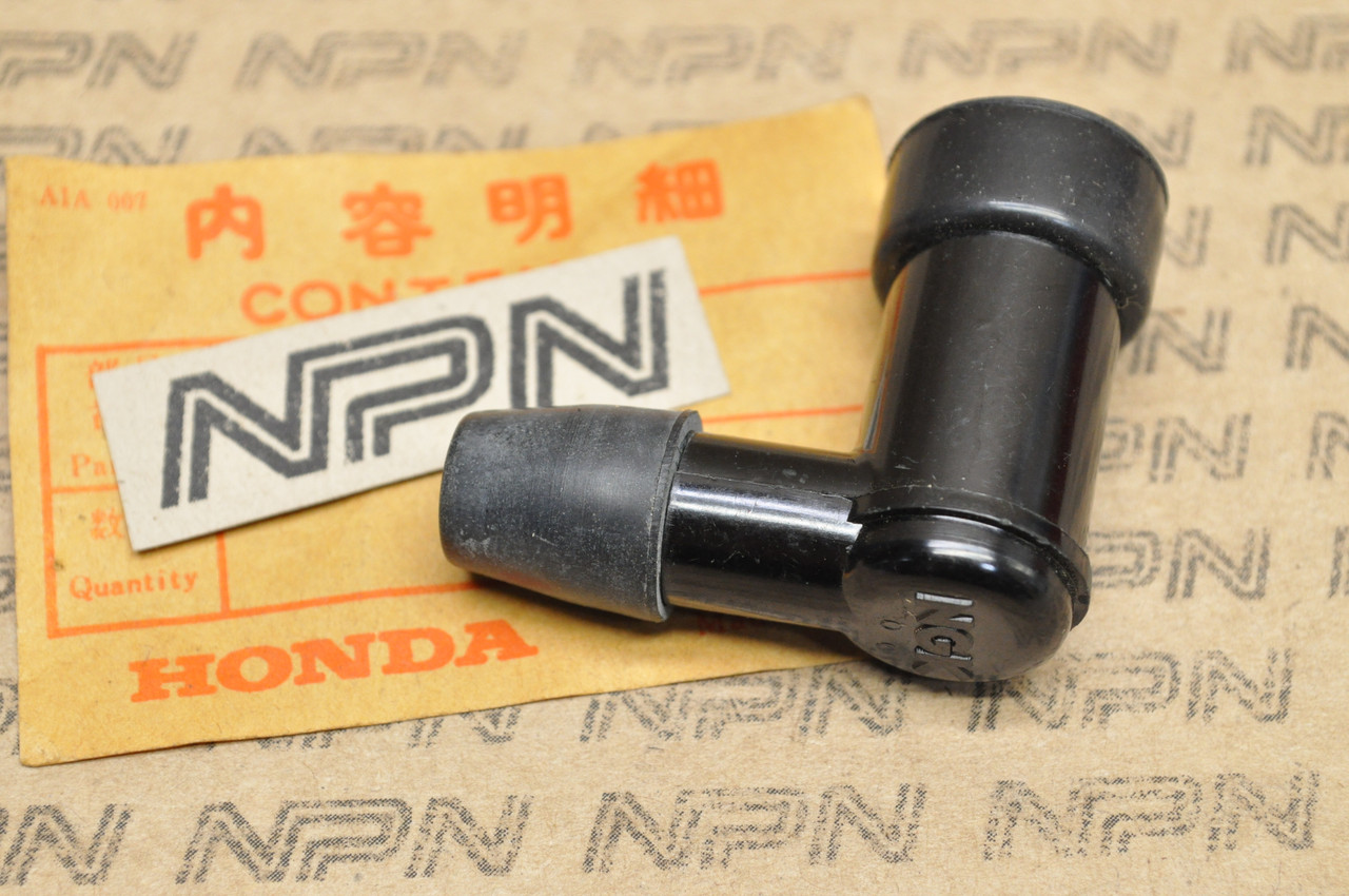 NOS Honda CT70 Z50 Silver Tag CL70 SL90 NGK Spark Plug Boot Cap 30700-259-810