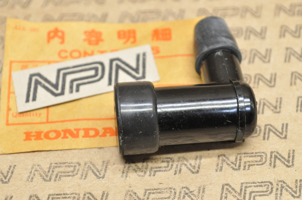 NOS Honda CT70 Z50 Silver Tag CL70 SL90 NGK Spark Plug Boot Cap 30700-259-810