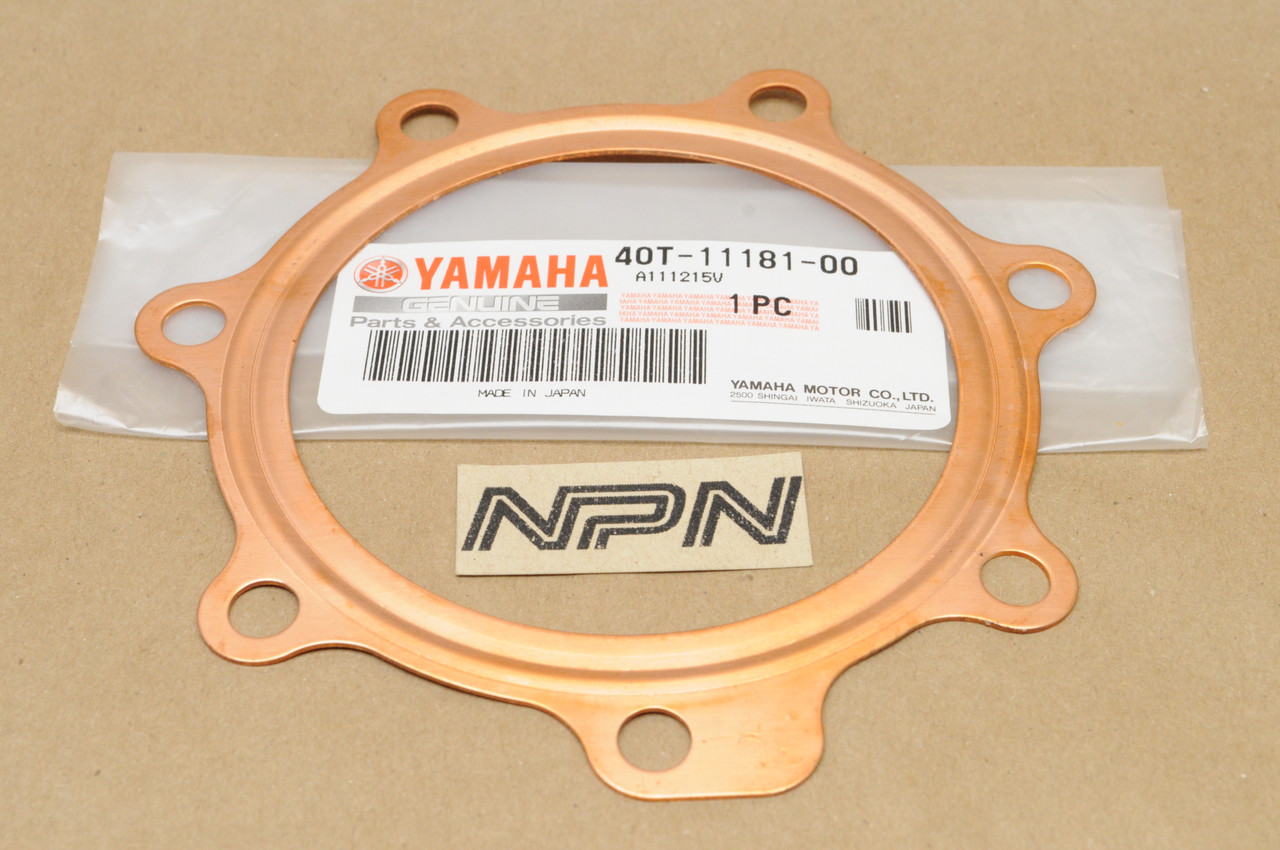 NOS Yamaha 1984-90 YZ490 1992-93 WR500 Cylinder Head Gasket 40T-11181-00