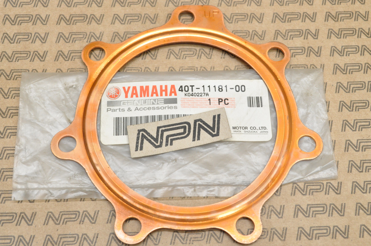 NOS Yamaha 1984-90 YZ490 1992-93 WR500 Cylinder Head Gasket 40T-11181-00