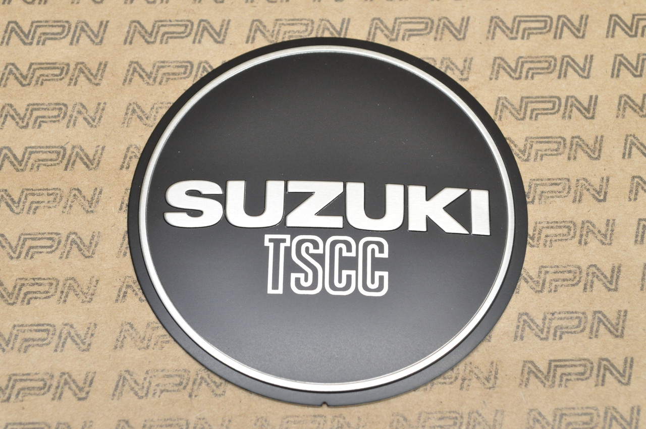 NOS Suzuki GS1100 GS300 GS750 Contact Breaker Cover Emblem Badge