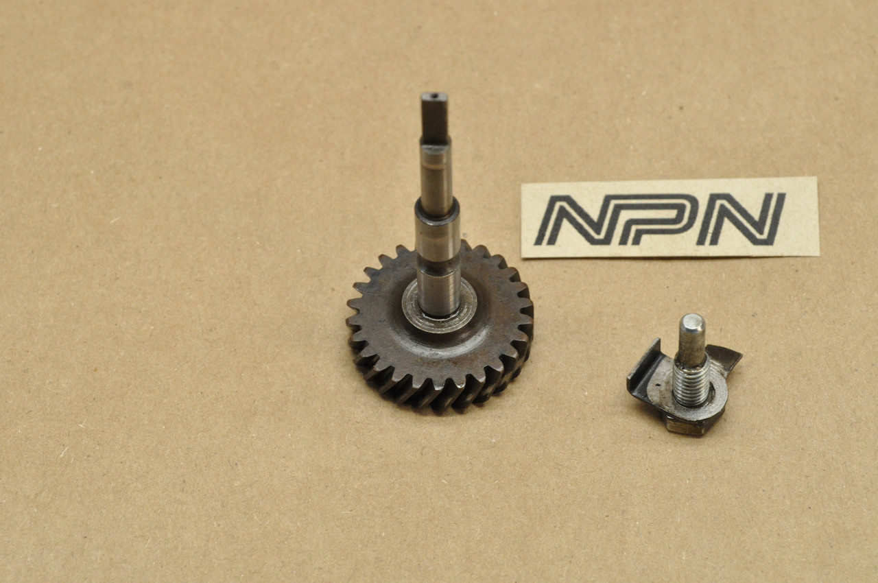 Vintage OEM Honda CB750 K Four CB750F Tachometer Gear w/ Bolt & Washer 12431-300-010