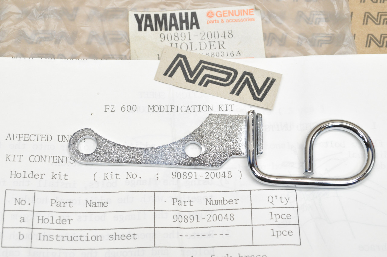 NOS Yamaha FZ600 Cable Holder Guide Kit 90891-20048