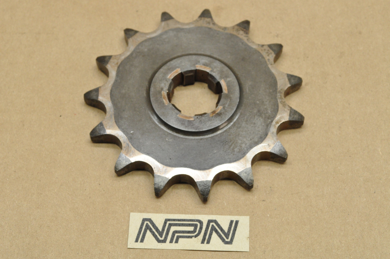 Vintage OEM Honda 1977-78 CB750 K Front Drive Chain Sprocket 15T 23801-405-010