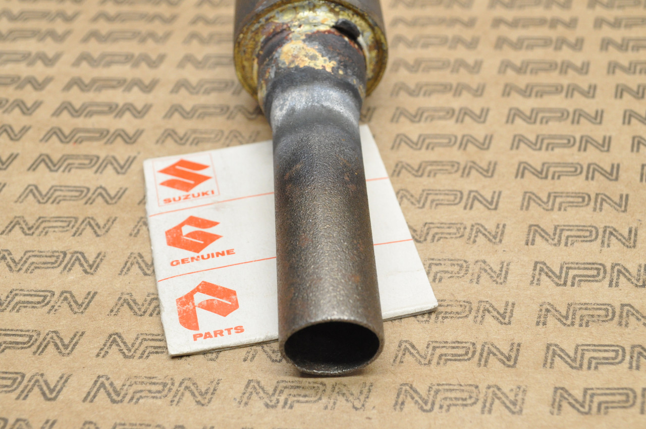 NOS Suzuki TC100 TS100 Exhaust Muffler Clean Out Baffle Tube 14850-25600