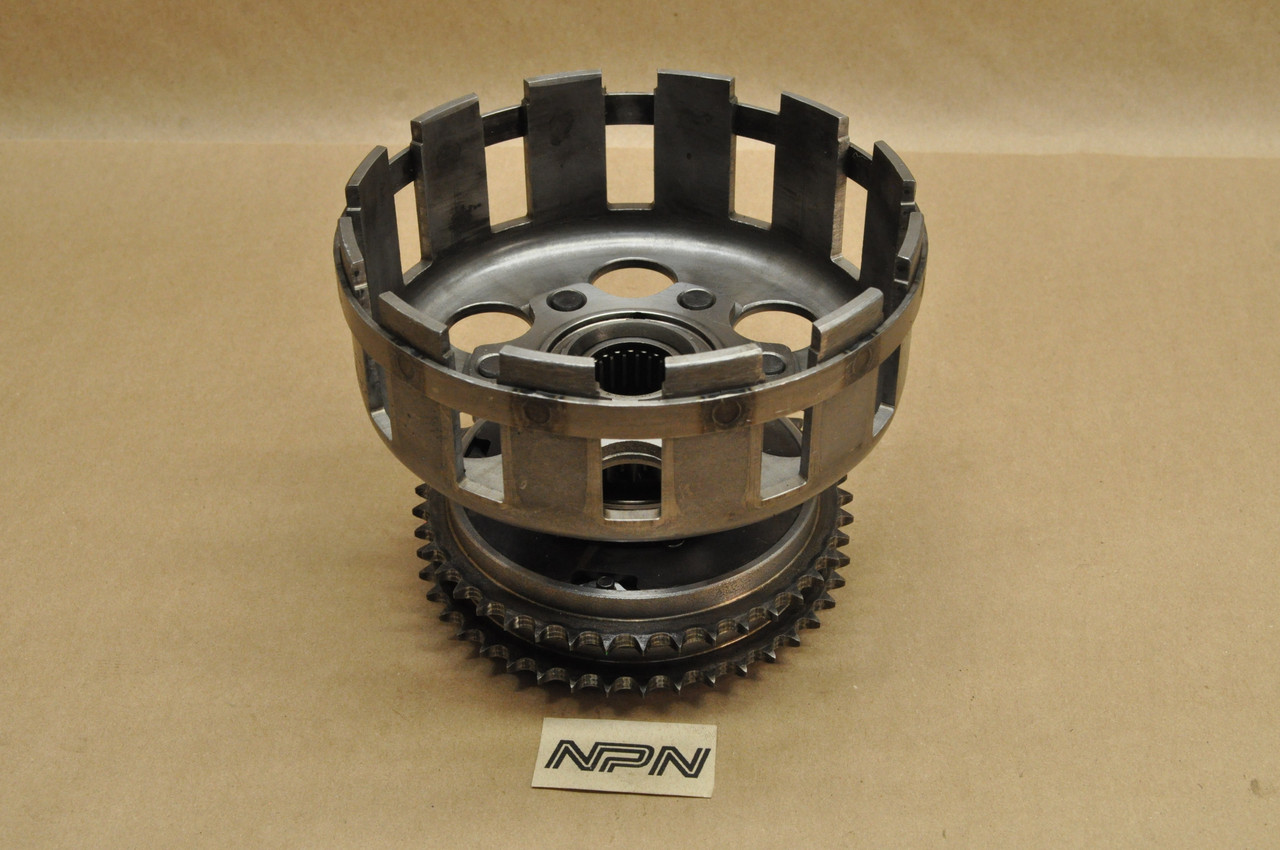 Vtg OEM Honda CB750 F CB750K Four Clutch Basket w/ Drive Sprocket 23110-392-000