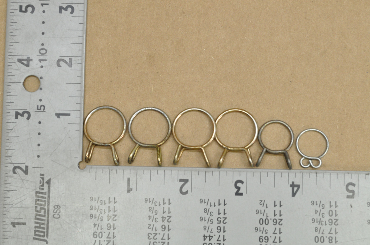 Vtg OEM Honda CB1000 CBR900 CB750 ST1100 TRX350 VT700 Hose Clip Clamp Lot 90646-657-000