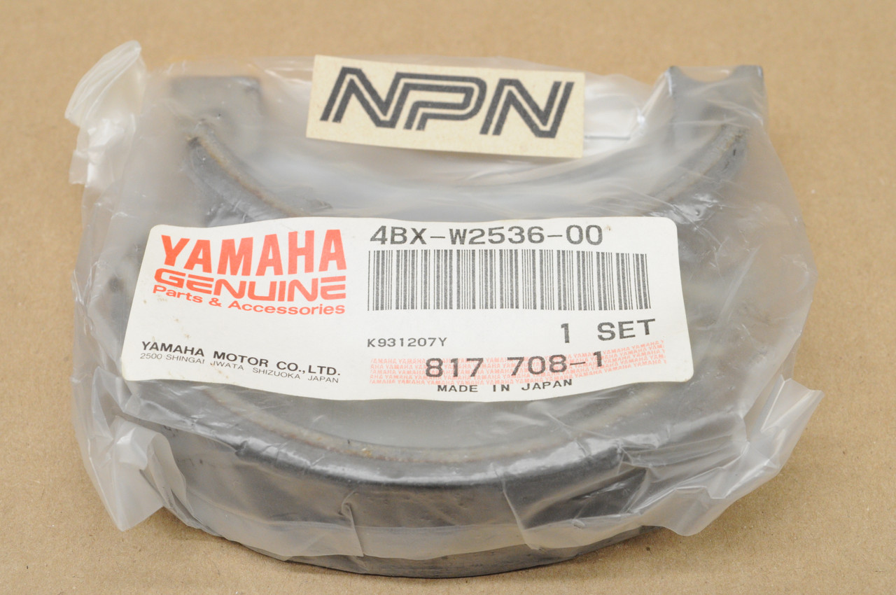NOS Yamaha 1992-01 CY50 Jog CW50 Zuma Rear Wheel Brake Shoe Set