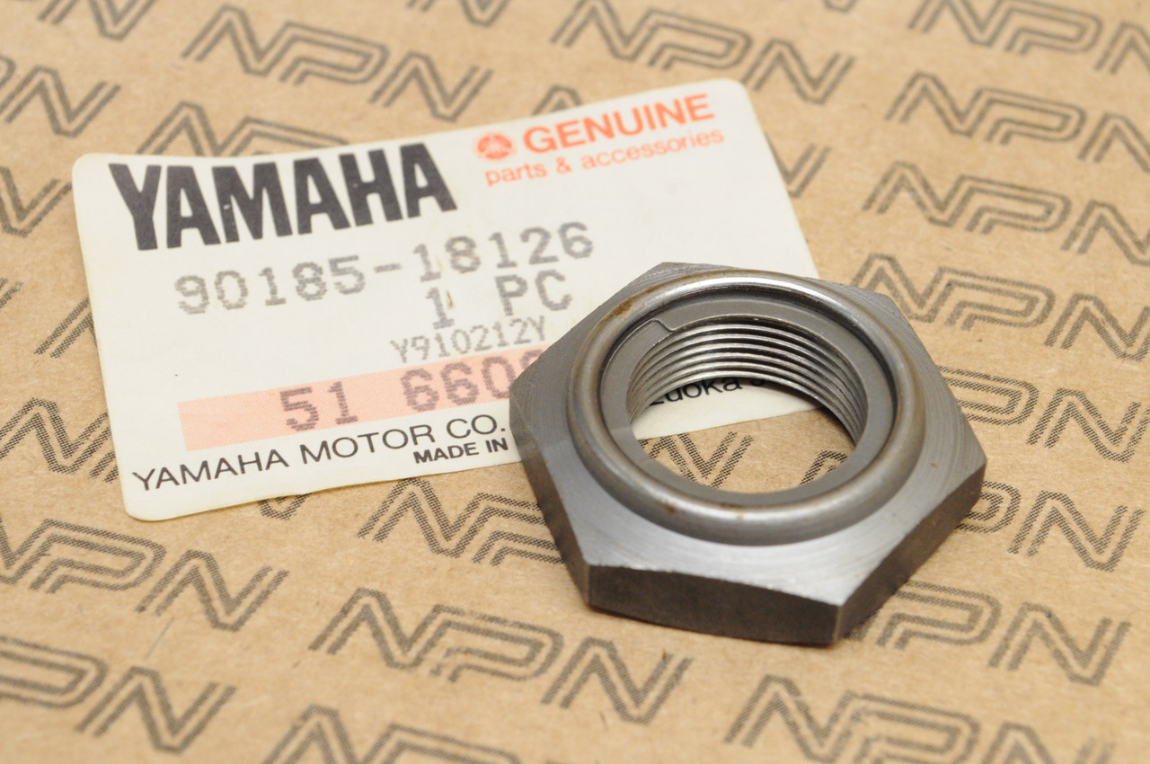 NOS Yamaha YZ250 YTZ250 YZ400 WR500 Clutch Self Locking Nut 90185-18126