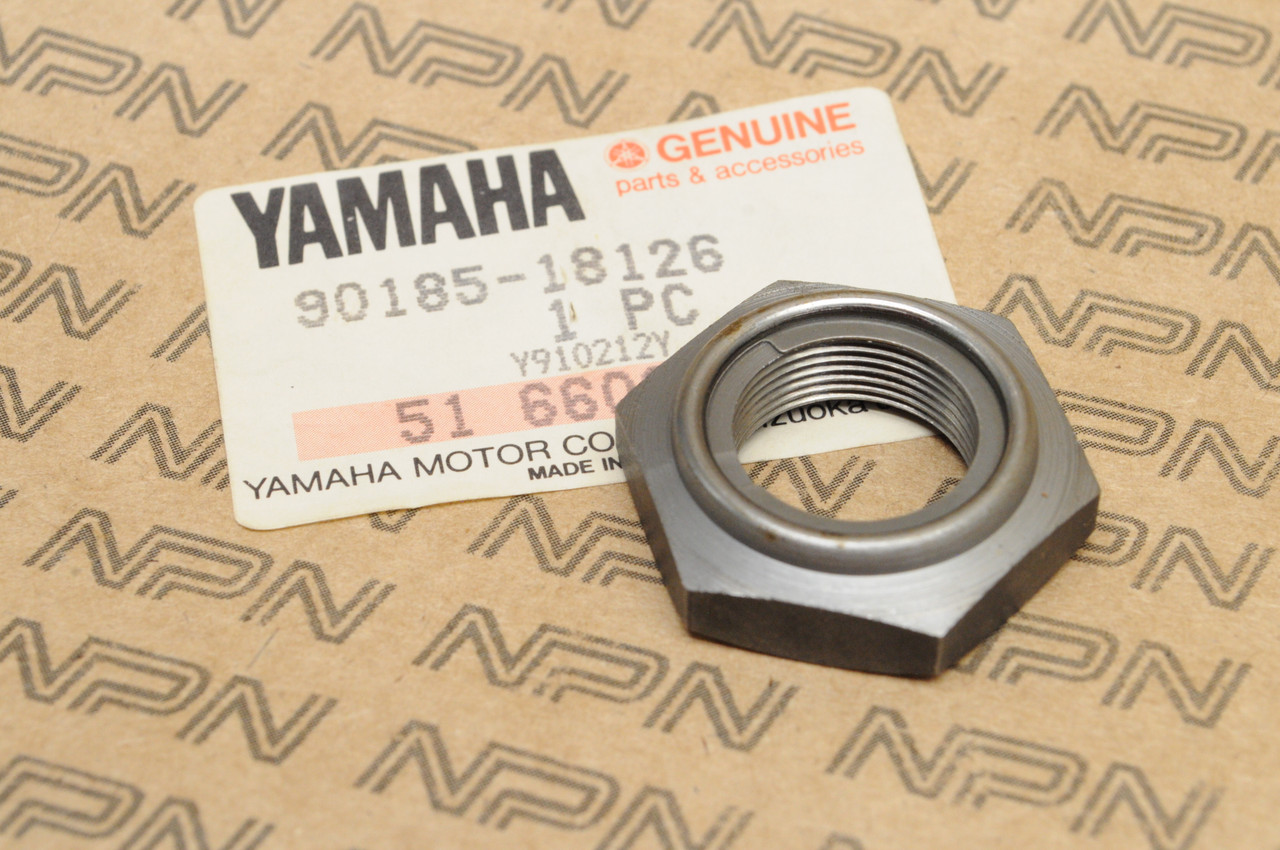 NOS Yamaha YZ250 YTZ250 YZ400 WR500 Clutch Self Locking Nut 90185-18126