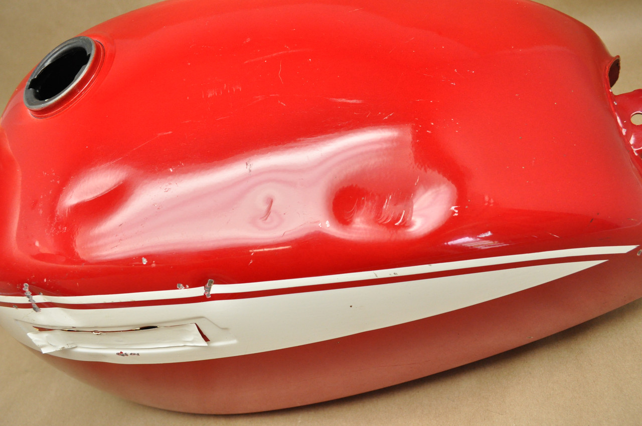 NOS Honda SL175 K1 Fuel Gas Tank Light Ruby Red 17500-334-670 JM