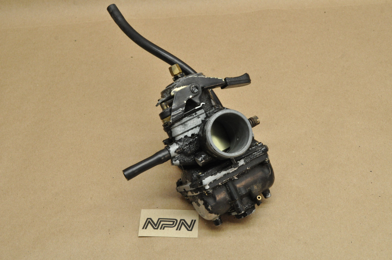 Vtg OEM Yamaha 1973-75 RD350 Left Carburetor Black Assembly 360 A1 360-14102-02