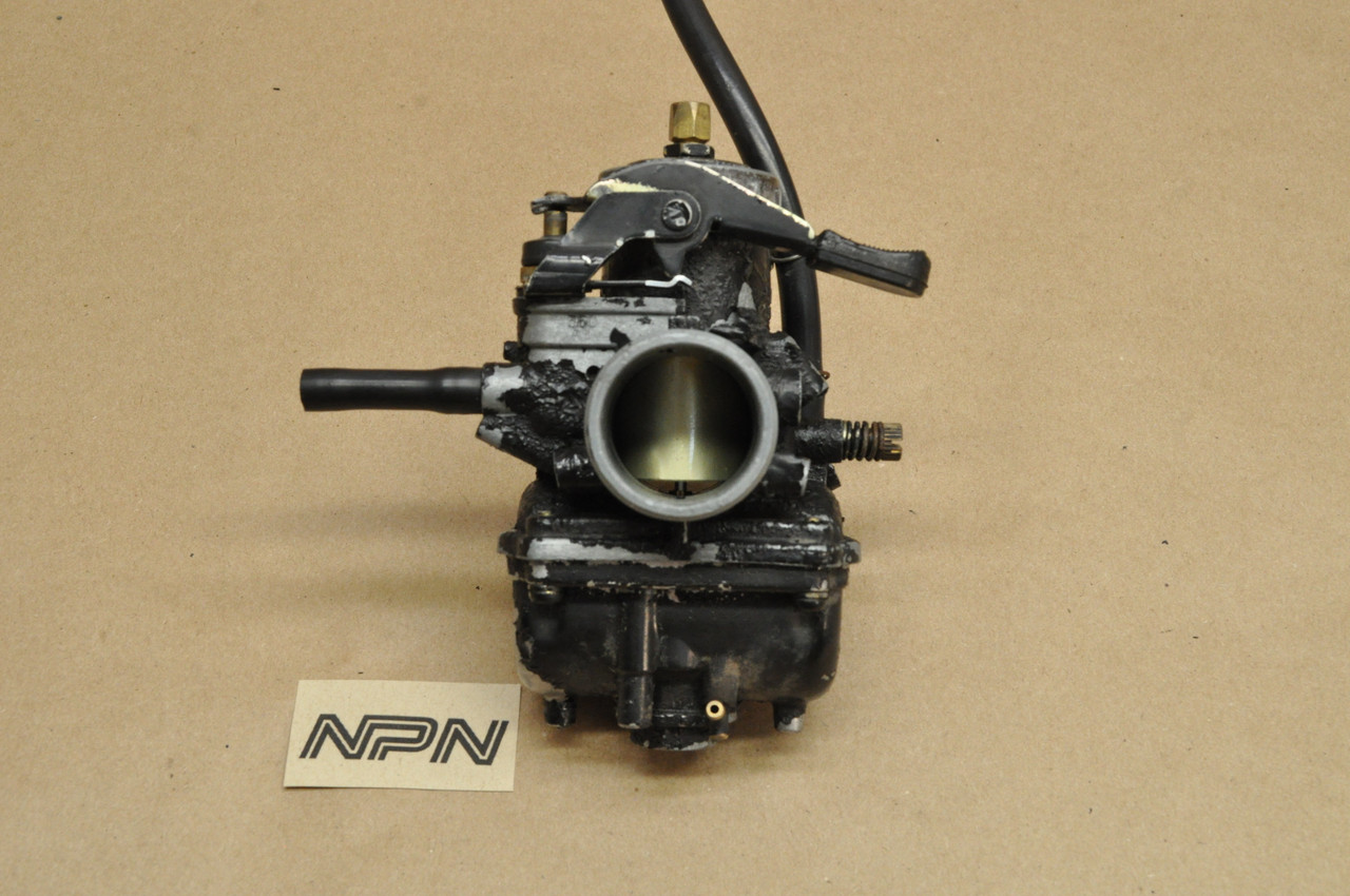 Vtg OEM Yamaha 1973-75 RD350 Left Carburetor Black Assembly 360 A1 360-14102-02
