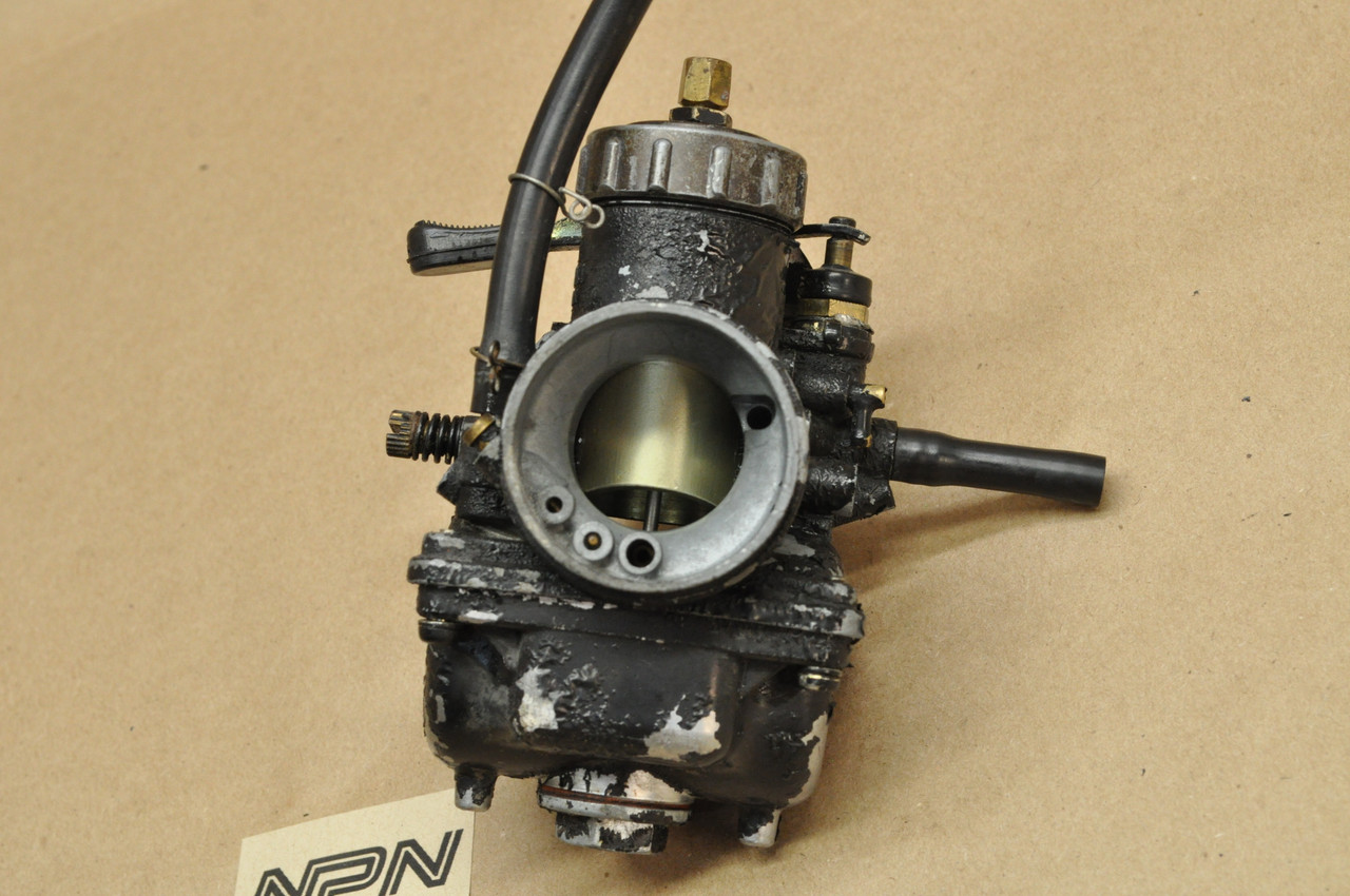 Vtg OEM Yamaha 1973-75 RD350 Left Carburetor Black Assembly 360 A1 360-14102-02