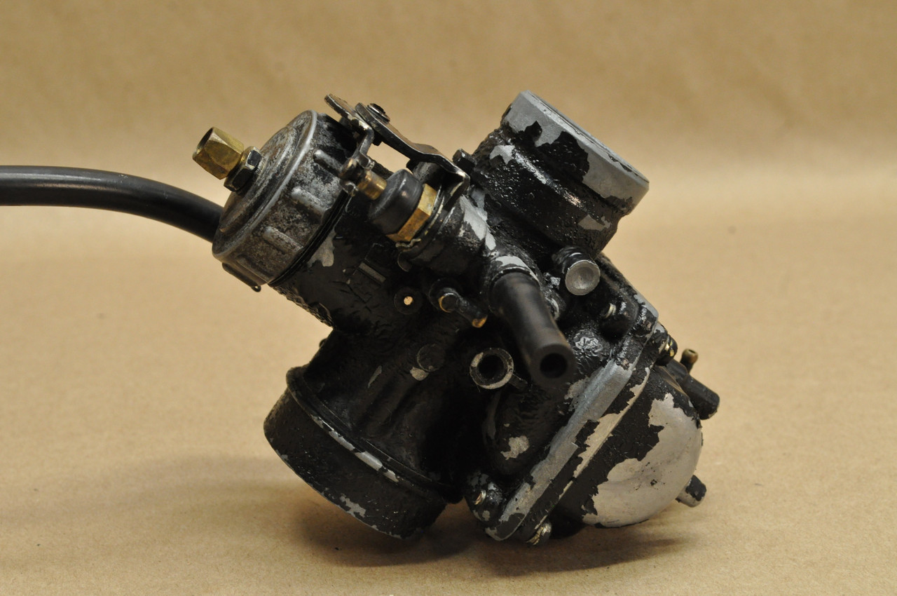 Vtg OEM Yamaha 1973-75 RD350 Left Carburetor Black Assembly 360 A1 360-14102-02