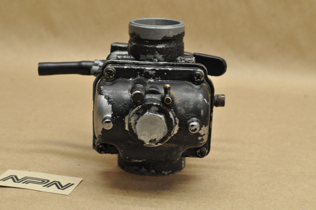 Vtg OEM Yamaha 1973-75 RD350 Left Carburetor Black Assembly 360 A1 360-14102-02