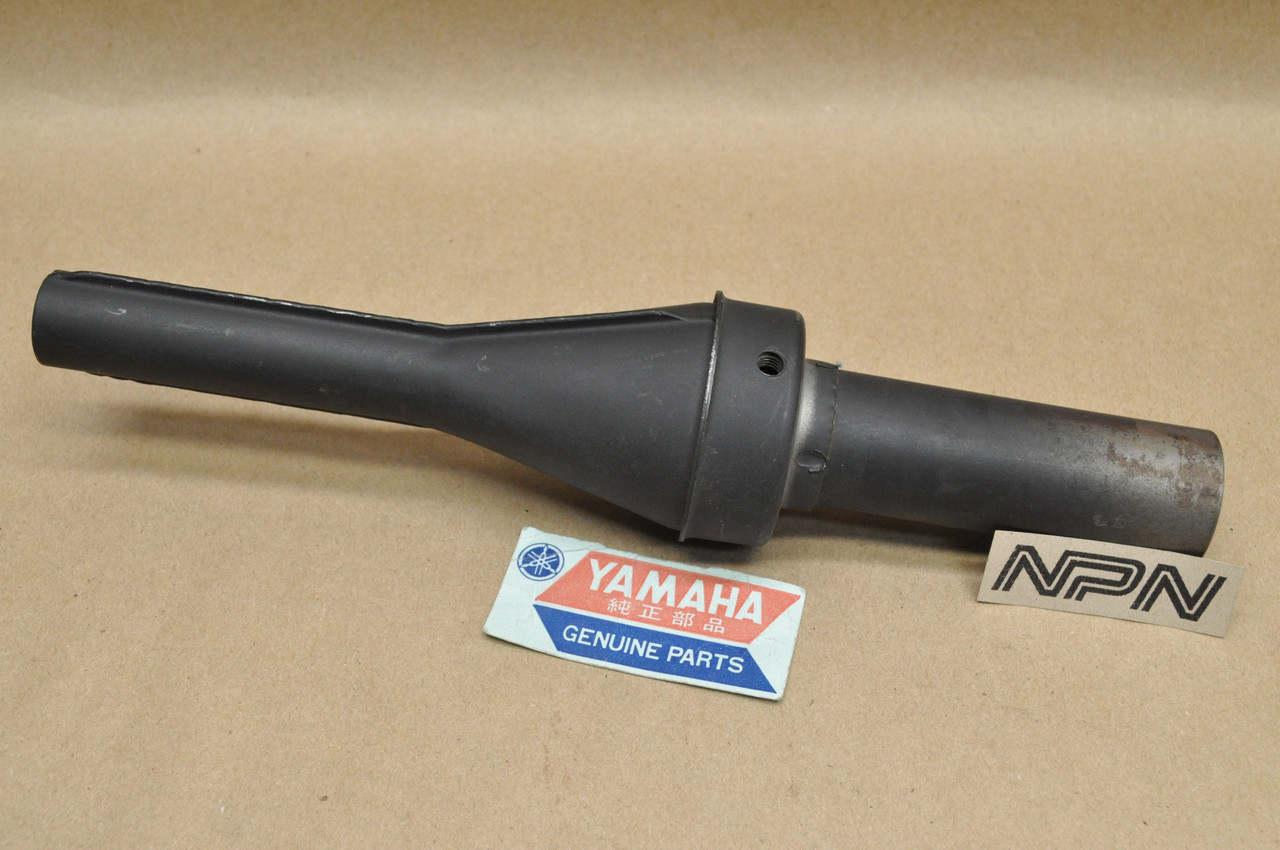 NOS Yamaha 1974-75 MX175 Exhaust Spark Arrestor Baffle Outlet Pipe 455-14752-00