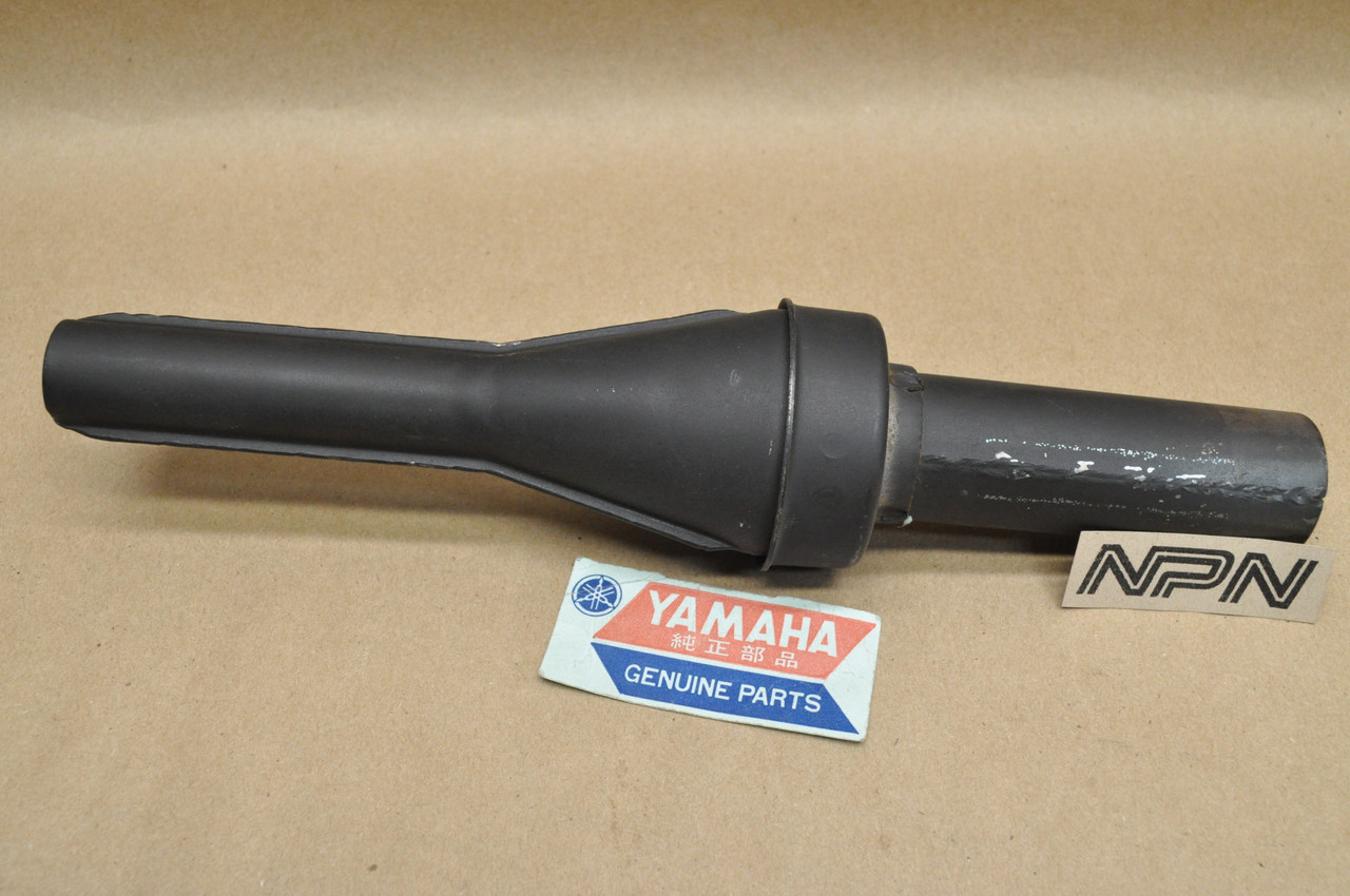 NOS Yamaha 1974-75 MX175 Exhaust Spark Arrestor Baffle Outlet Pipe 455-14752-00