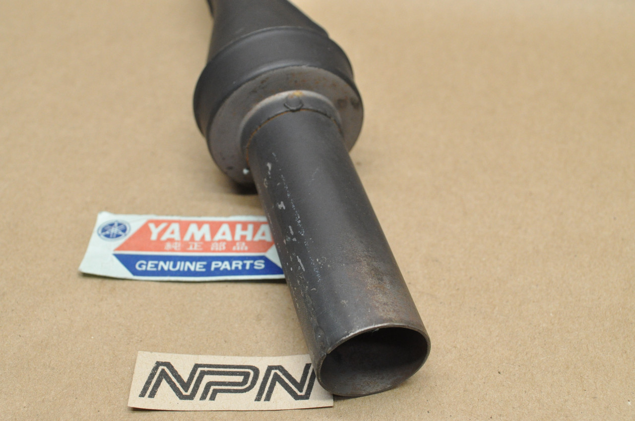 NOS Yamaha 1974-75 MX175 Exhaust Spark Arrestor Baffle Outlet Pipe 455-14752-00