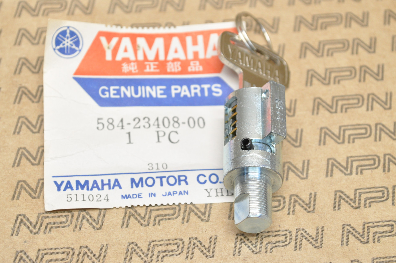 NOS Yamaha DT250 RD400 TX650 XS500 XS750 XT500 Steering Lock 584-23408 ...