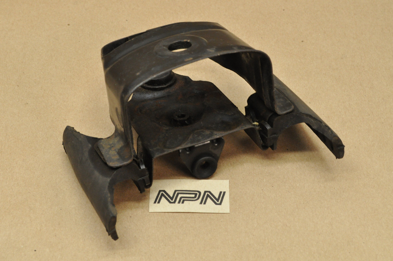 Vtg OEM Yamaha DS7 R5 RD250 RD350 Tool Box w/ Mount Rubber Damper 278-21170-00-33