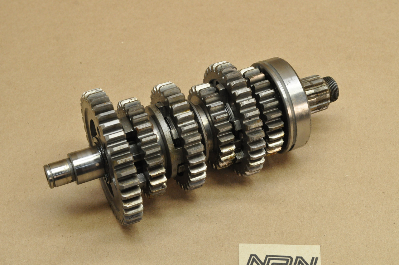 Vtg OEM Yamaha RD250 RD350 Transmission Drive Axle Shaft & Gears 360-17420-00