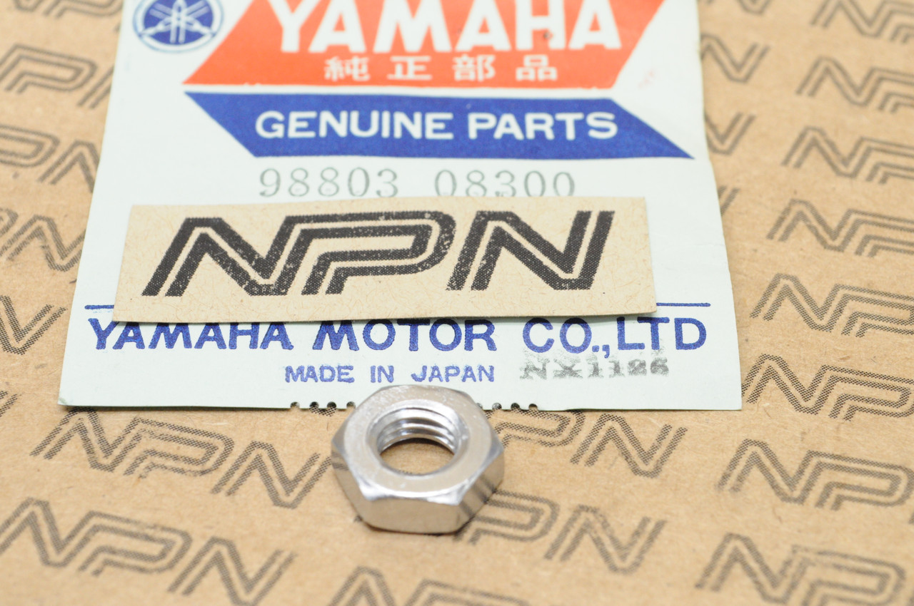 NOS Yamaha 1967 YL2 Rear Wheel Chain Puller Tension Bar Nut 98803-08300