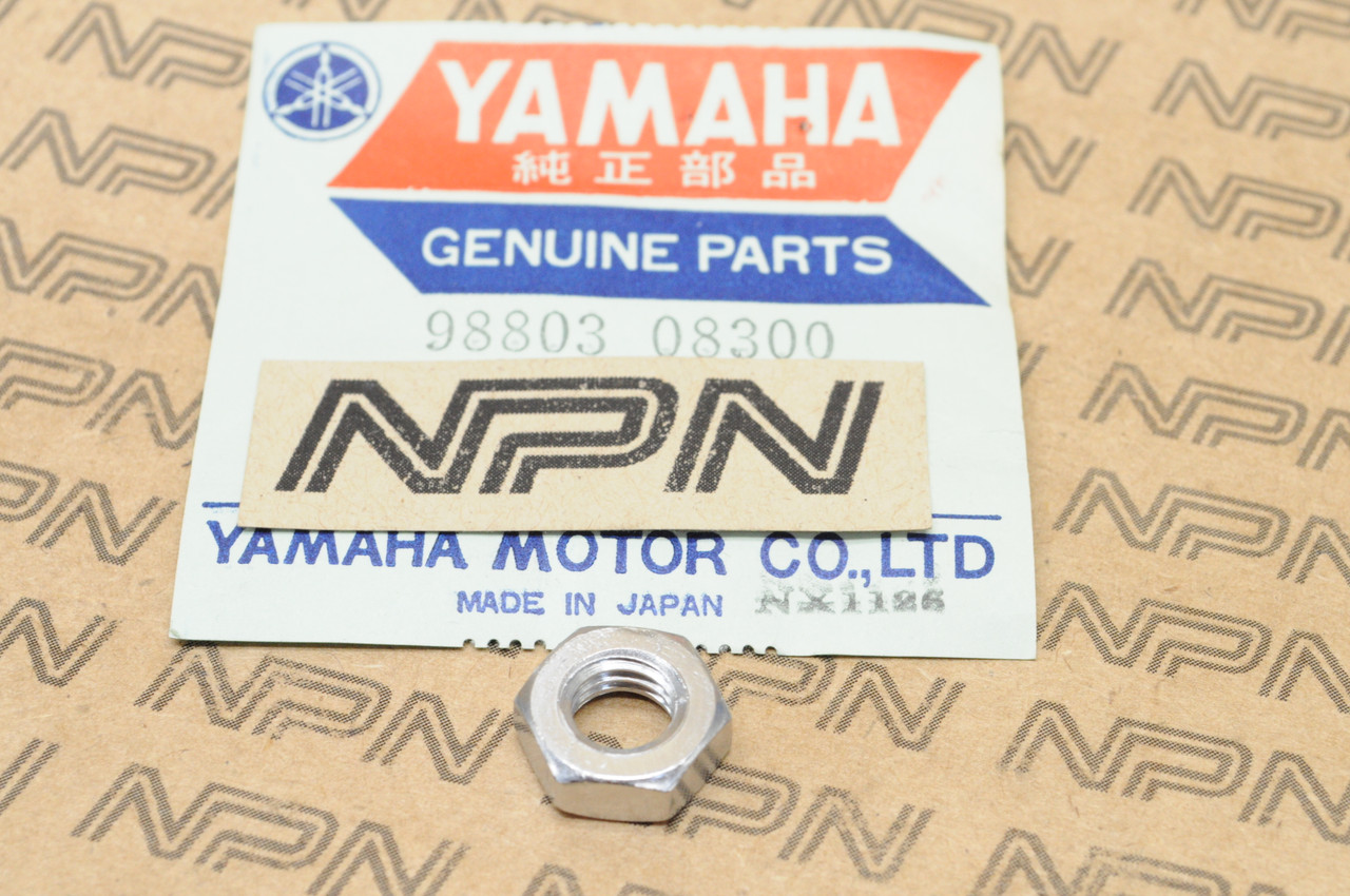 NOS Yamaha 1967 YL2 Rear Wheel Chain Puller Tension Bar Nut 98803-08300