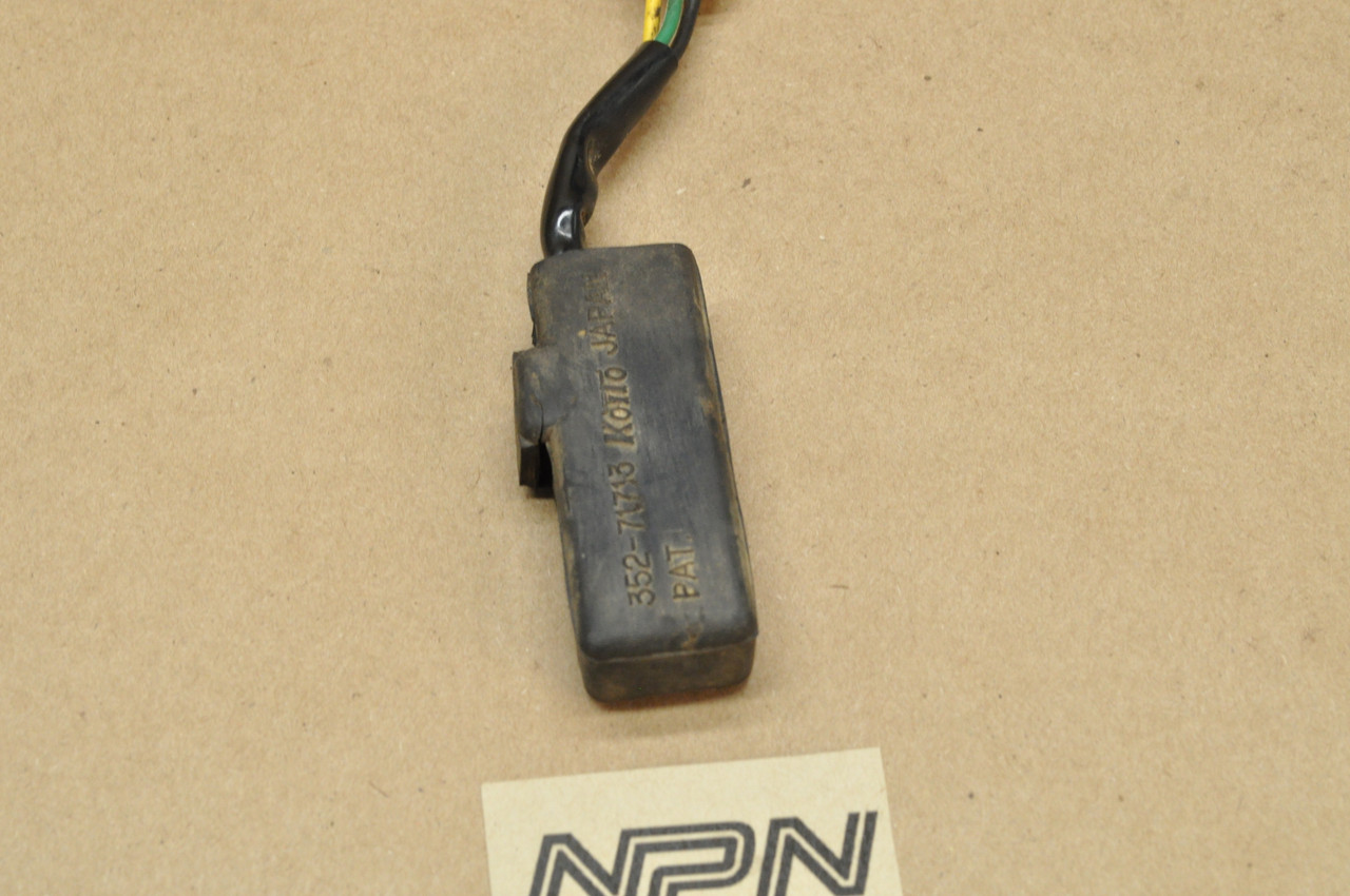 Vtg OEM Yamaha 1973-75 RD250 RD350 Light Checker Relay Unit 360-84708-00