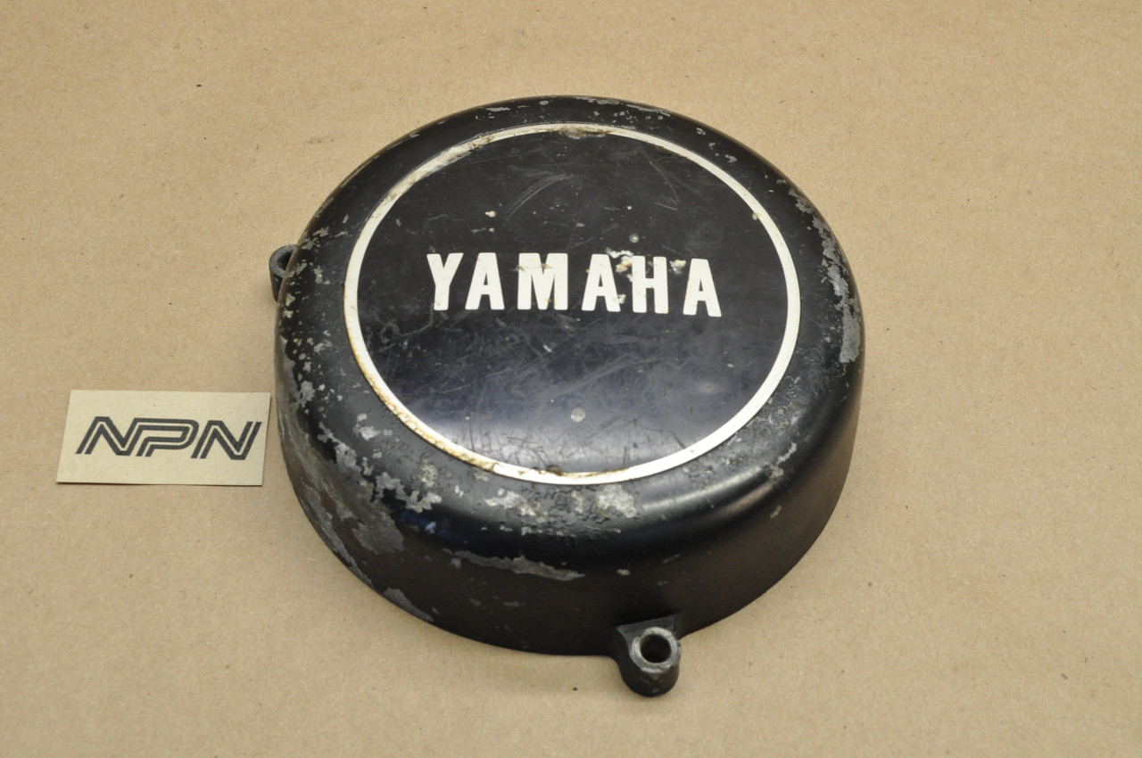 Vtg OEM Yamaha 1973-75 RD250 RD350 Generator Stator Magneto Cover w/ Emblem 360-15415-01