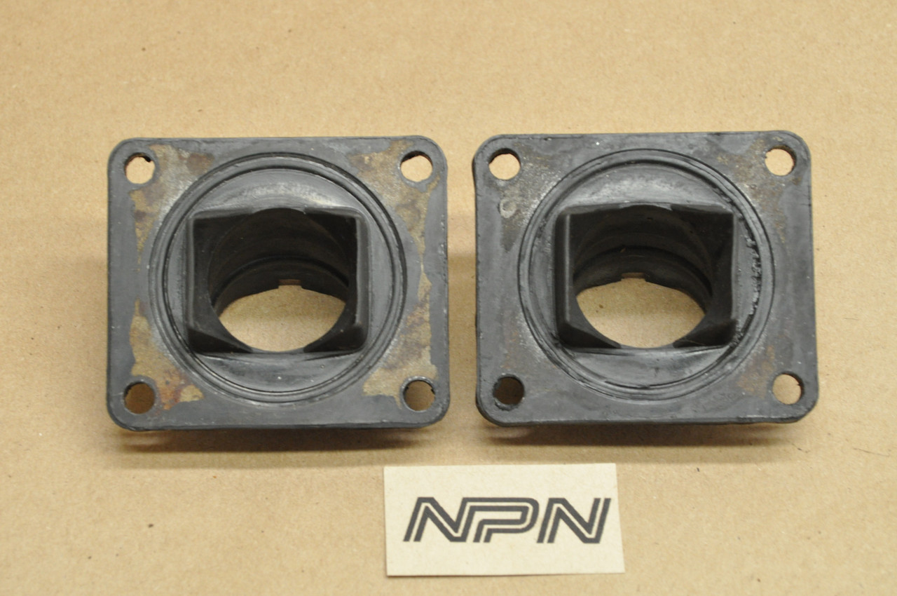 Vtg OEM Yamaha RD250 RD350 RD400 YT175 Carburetor Joint Intake Qty2 *AS IS* 345-13565-71