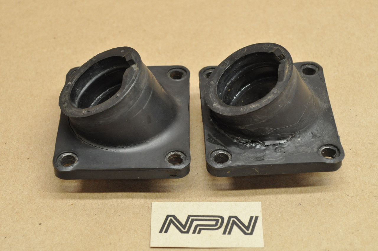 Vtg OEM Yamaha RD250 RD350 RD400 YT175 Carburetor Joint Intake Qty2 *AS IS* 345-13565-71