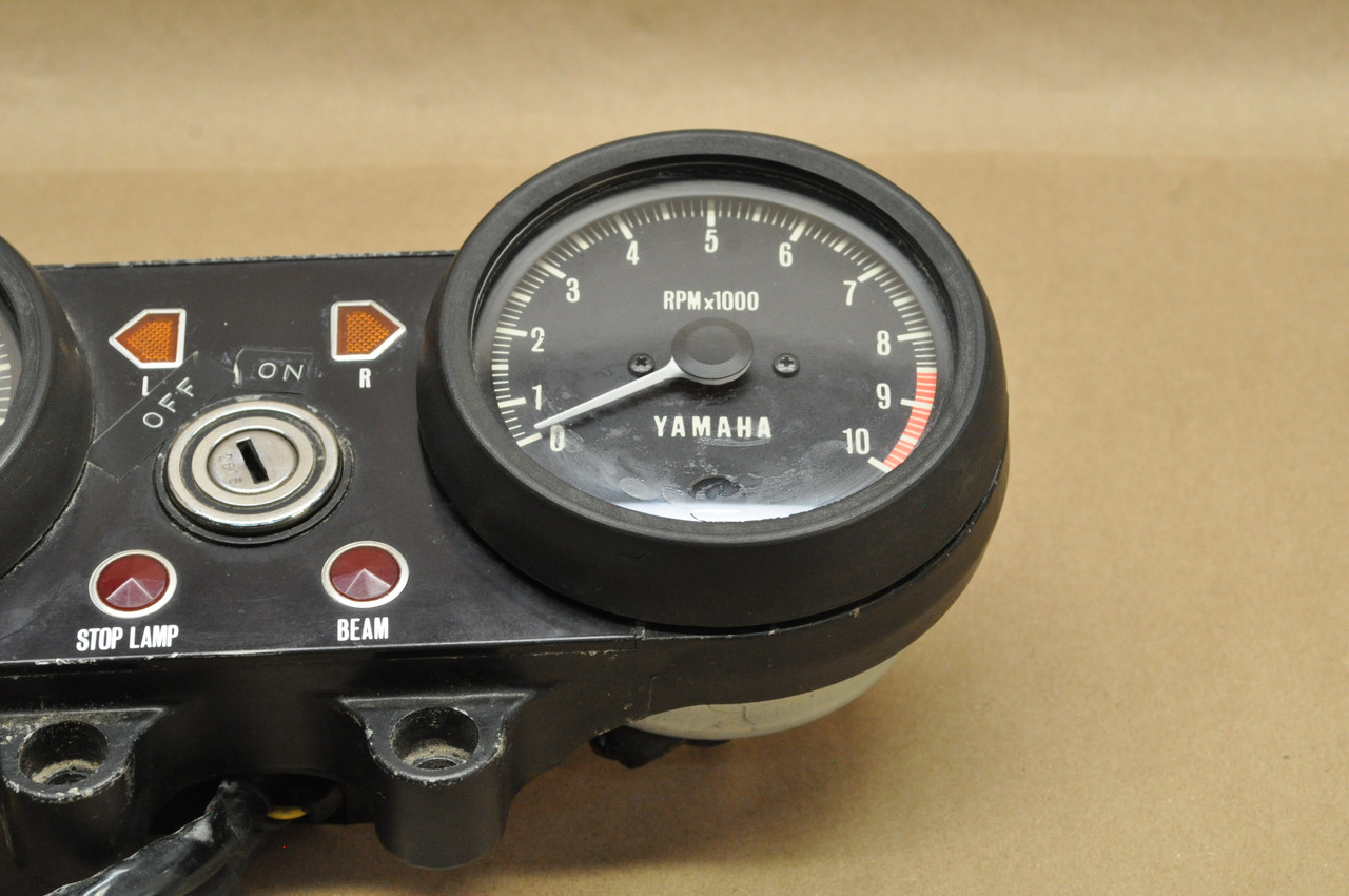 Vtg OEM Yamaha 1973-75 RD250 RD350 Speedometer Tach Gauge Cluster